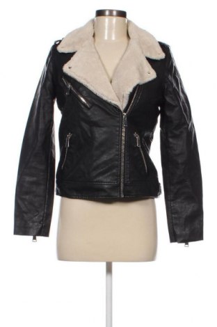 Dámska kožená bunda  Pimkie, Veľkosť S, Farba Čierna, Cena  20,84 €