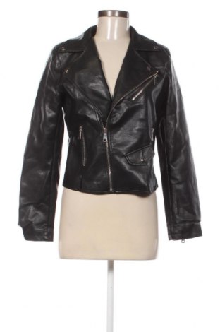 Dámska kožená bunda  SHEIN, Veľkosť M, Farba Čierna, Cena  18,06 €