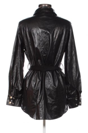 Damen Lederjacke SHEIN, Größe M, Farbe Schwarz, Preis 22,17 €