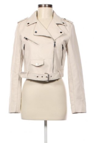 Damen Lederjacke Stradivarius, Größe M, Farbe Beige, Preis € 22,17