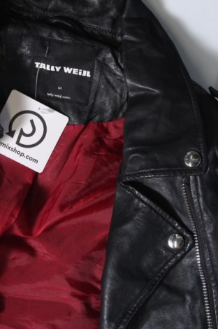 Damen Lederjacke Tally Weijl, Größe M, Farbe Schwarz, Preis 22,17 €