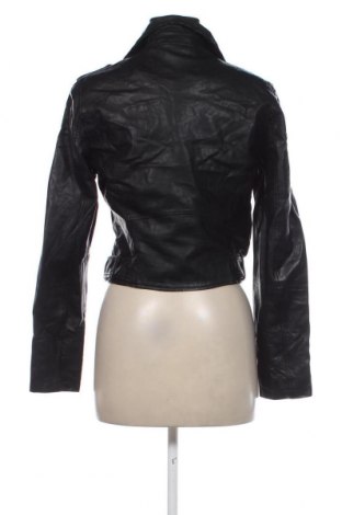 Γυναικείο δερμάτινο μπουφάν Tally Weijl, Μέγεθος M, Χρώμα Μαύρο, Τιμή 19,70 €