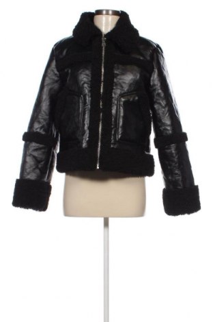 Damen Lederjacke Topshop, Größe M, Farbe Schwarz, Preis € 31,31