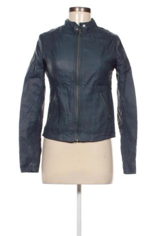 Damen Lederjacke Trend One, Größe M, Farbe Blau, Preis 22,17 €