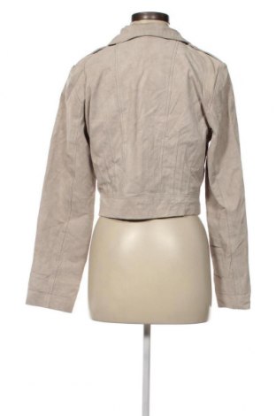 Damen Lederjacke Vero Moda, Größe M, Farbe Beige, Preis 40,25 €