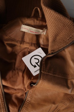Dámska kožená bunda  Vero Moda, Veľkosť L, Farba Hnedá, Cena  35,32 €