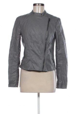 Damen Lederjacke Vero Moda, Größe M, Farbe Grau, Preis € 21,40