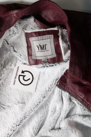 Dámska kožená bunda  YMI, Veľkosť M, Farba Červená, Cena  18,06 €