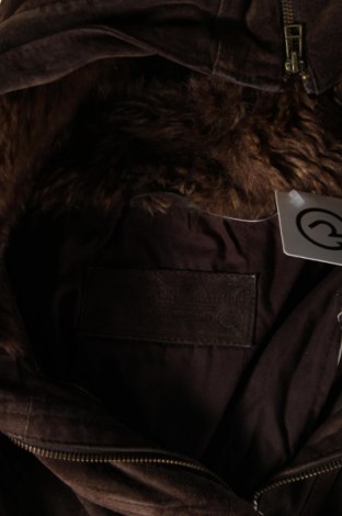 Дамско кожено яке Yessica, Размер XXL, Цвят Кафяв, Цена 96,30 лв.