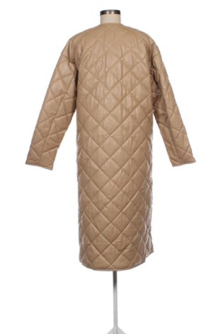 Дамско кожено яке Zara, Размер XS, Цвят Бежов, Цена 36,90 лв.