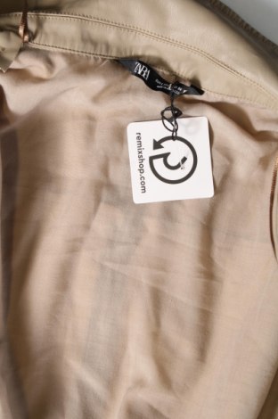 Damen Lederjacke Zara, Größe S, Farbe Beige, Preis € 14,27