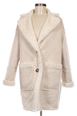 Дамско палто Amisu, Размер XS, Цвят Екрю, Цена 69,55 лв.