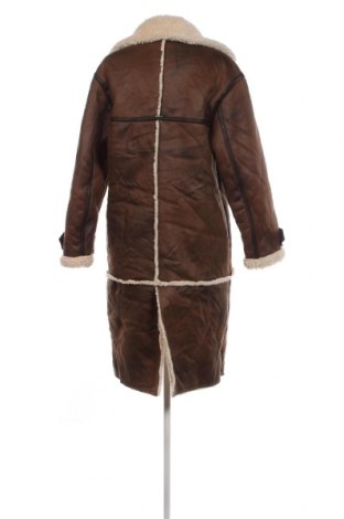 Palton de femei Bershka, Mărime S, Culoare Maro, Preț 207,66 Lei