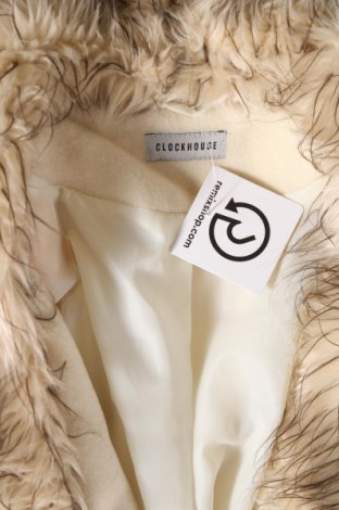 Γυναικείο παλτό Clockhouse, Μέγεθος M, Χρώμα Εκρού, Τιμή 37,07 €
