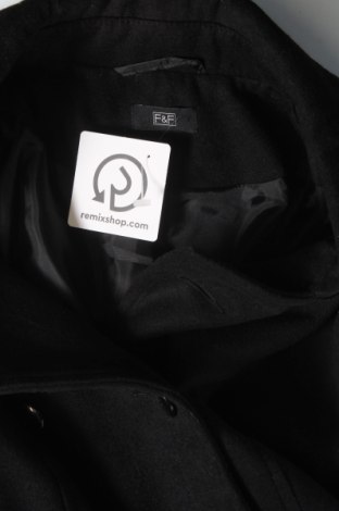 Γυναικείο παλτό F&F, Μέγεθος XL, Χρώμα Μαύρο, Τιμή 41,04 €