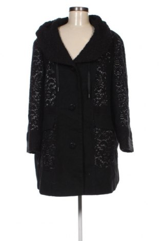 Γυναικείο παλτό Gelco, Μέγεθος XXL, Χρώμα Μαύρο, Τιμή 43,02 €