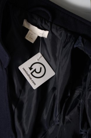 Дамско палто H&M, Размер S, Цвят Син, Цена 66,34 лв.