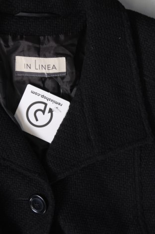 Γυναικείο παλτό In Linea, Μέγεθος M, Χρώμα Μαύρο, Τιμή 24,94 €