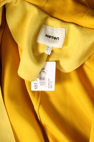 Dámsky kabát  Koton, Veľkosť M, Farba Žltá, Cena  29,60 €