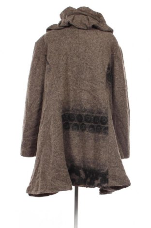 Γυναικείο παλτό Made In Italy, Μέγεθος XXL, Χρώμα Καφέ, Τιμή 39,71 €