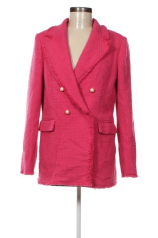 Дамско палто Mango, Размер L, Цвят Розов, Цена 128,70 лв.