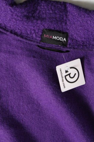 Дамско палто Mia Moda, Размер M, Цвят Лилав, Цена 50,84 лв.
