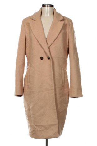 Дамско палто Mohito, Размер L, Цвят Бежов, Цена 63,13 лв.