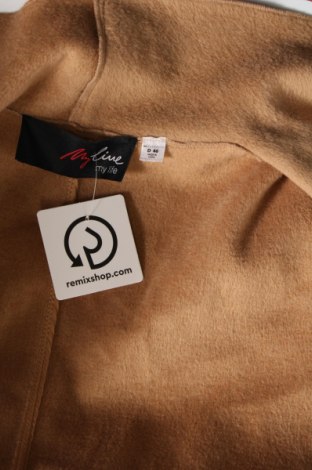 Дамско палто My Line, Размер XL, Цвят Бежов, Цена 63,13 лв.