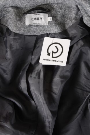 Γυναικείο παλτό ONLY, Μέγεθος S, Χρώμα Γκρί, Τιμή 14,85 €