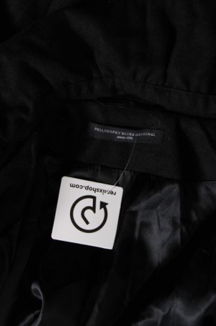 Γυναικείο παλτό Philosophy Blues Original, Μέγεθος M, Χρώμα Μαύρο, Τιμή 63,83 €