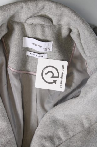 Dámsky kabát  Reserved, Veľkosť XS, Farba Sivá, Cena  41,06 €