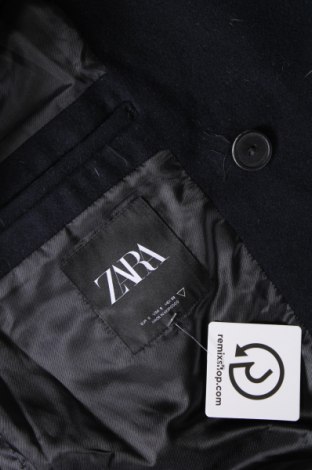 Дамско палто Zara, Размер S, Цвят Син, Цена 33,00 лв.
