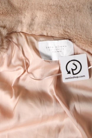 Dámský kabát  Zara, Velikost L, Barva Béžová, Cena  672,00 Kč