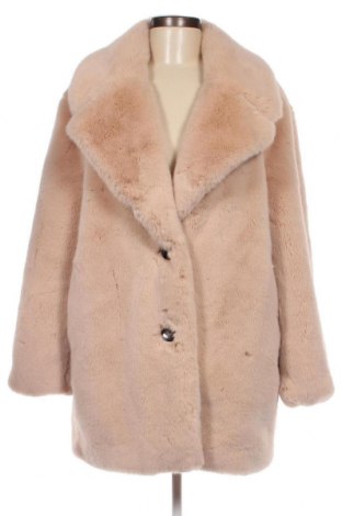 Дамско палто Zara, Размер L, Цвят Бежов, Цена 38,08 лв.