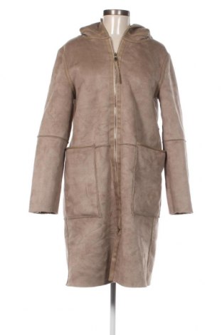 Дамско палто Zara, Размер M, Цвят Бежов, Цена 40,12 лв.