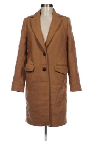 Дамско палто Zara, Размер S, Цвят Кафяв, Цена 42,16 лв.