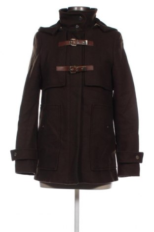 Дамско палто Zara, Размер S, Цвят Кафяв, Цена 38,08 лв.