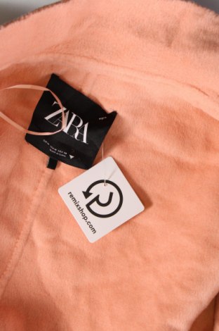 Дамско палто Zara, Размер M, Цвят Розов, Цена 38,08 лв.