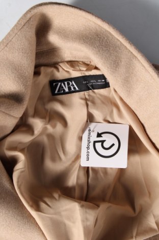 Damenmantel Zara, Größe L, Farbe Beige, Preis 29,34 €