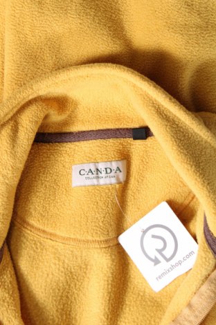Дамско поларено горнище Canda, Размер XL, Цвят Жълт, Цена 17,55 лв.