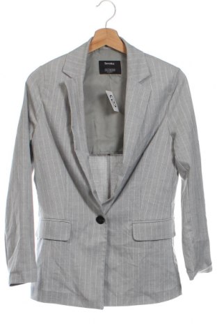 Damen Blazer Bershka, Größe XS, Farbe Grau, Preis 14,61 €