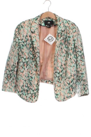 Γυναικείο σακάκι H&M, Μέγεθος XS, Χρώμα Πολύχρωμο, Τιμή 12,29 €