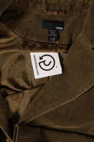 Дамско сако H&M, Размер M, Цвят Зелен, Цена 7,49 лв.