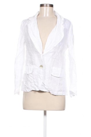 Γυναικείο σακάκι Made In Italy, Μέγεθος L, Χρώμα Λευκό, Τιμή 12,25 €