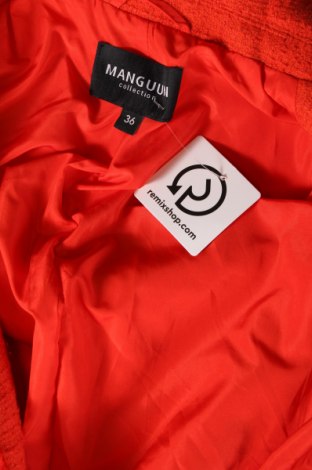 Γυναικείο σακάκι Manguun, Μέγεθος S, Χρώμα Πορτοκαλί, Τιμή 14,15 €