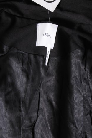Γυναικείο σακάκι S.Oliver, Μέγεθος M, Χρώμα Μαύρο, Τιμή 16,70 €