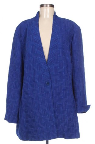 Γυναικείο σακάκι Selection By Ulla Popken, Μέγεθος 3XL, Χρώμα Μπλέ, Τιμή 35,25 €