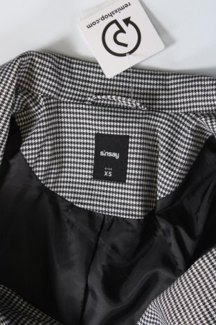 Γυναικείο σακάκι Sinsay, Μέγεθος XS, Χρώμα Πολύχρωμο, Τιμή 15,28 €