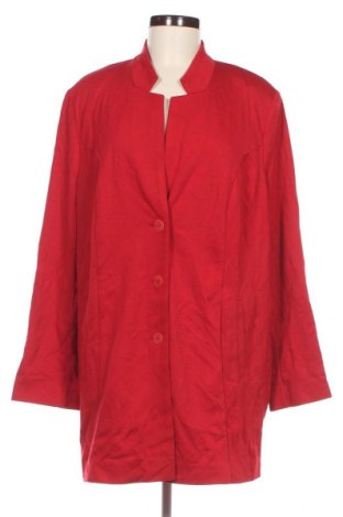 Damen Blazer Ulla Popken, Größe XXL, Farbe Rot, Preis 31,31 €