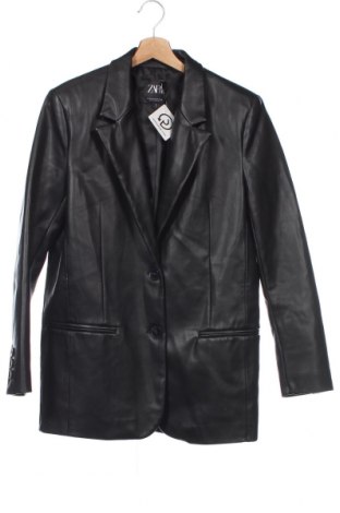 Дамско сако Zara, Размер XS, Цвят Черен, Цена 52,38 лв.